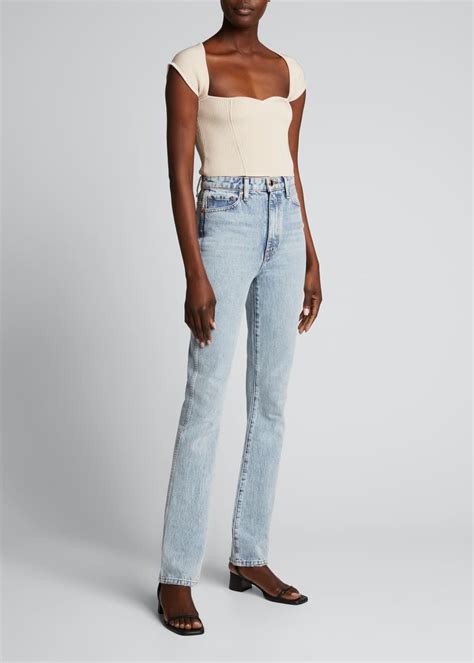 jonathan simkhai abia cropped tee dupe